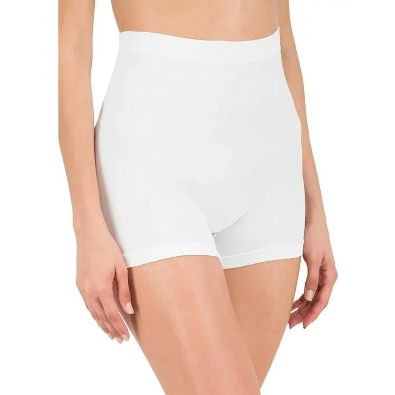 Faja Levanta Glúteos, Calzón Levanta Glúteos De Microfibra Color Blanco Talla Grande (36-38)