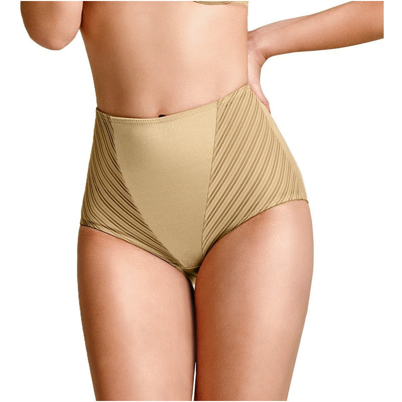 Pantaleta Completa Rayas Transparentes Lykra Modelo 2172