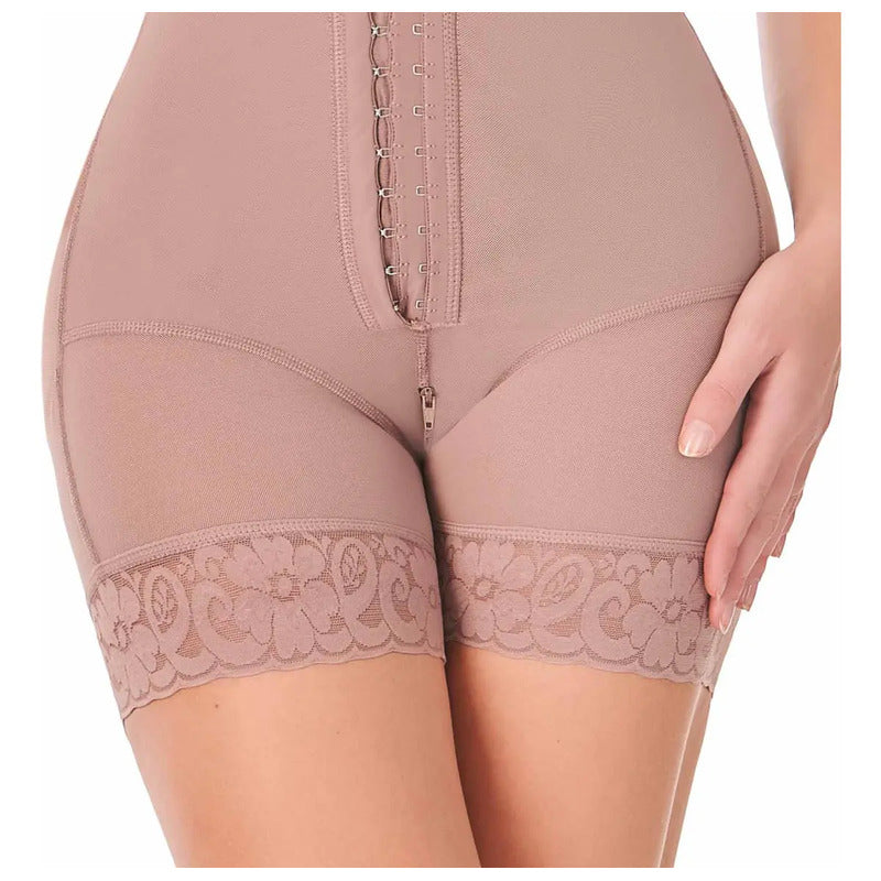 Faja Postoperatorio Tipo Short Ann Chery 5139 Comfort Color Cocoa Talla Eg/38