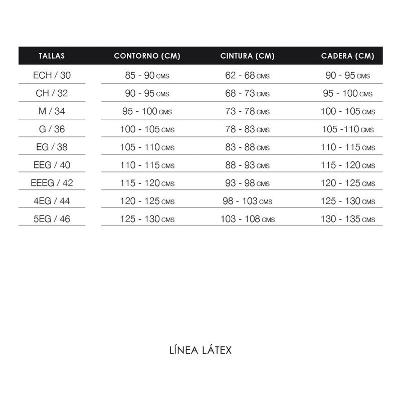 Chaleco Látex Ann Chery Modelo 2027