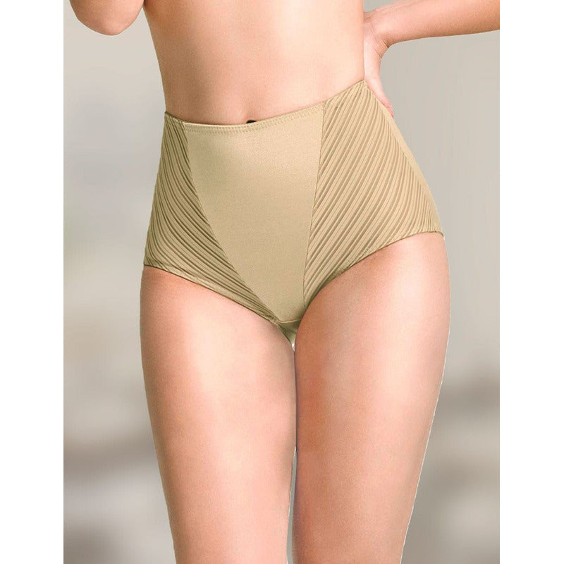 Pantaleta Completa Rayas Transparentes Lykra Modelo 2172