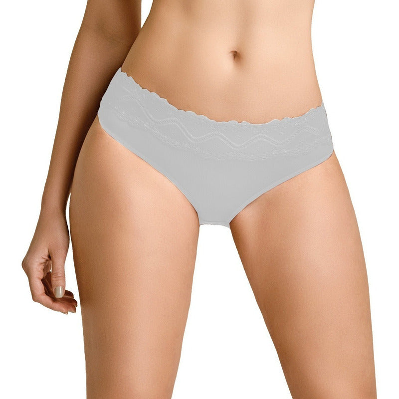 Calzones Bikini Berlei 71486w Mujer 3 Pzs Poliamida