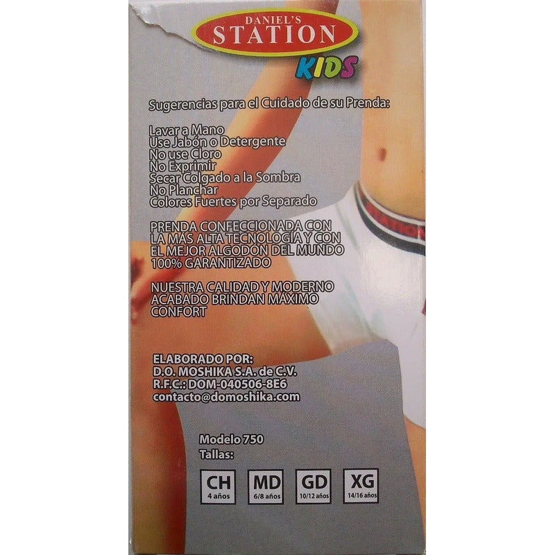 Boxer Daniels Station Niño Modelo 750 Paquete 3