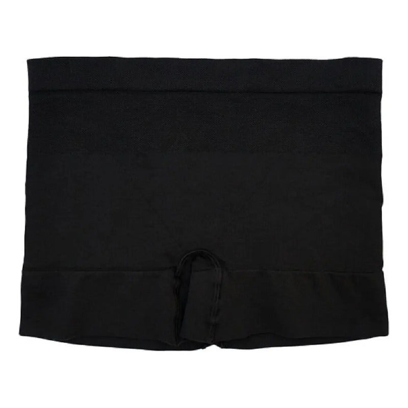 Faja Reductora Levanta Glúteos Para Mujer, De Microfibra Negra Talla Chica Negro Chica (28-30)