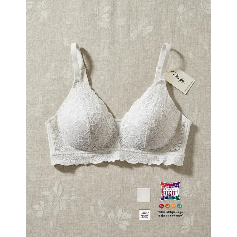 Sostenedor Playtex Df6591 Mujer Línea Playcomfort Blanco Floreado 38b