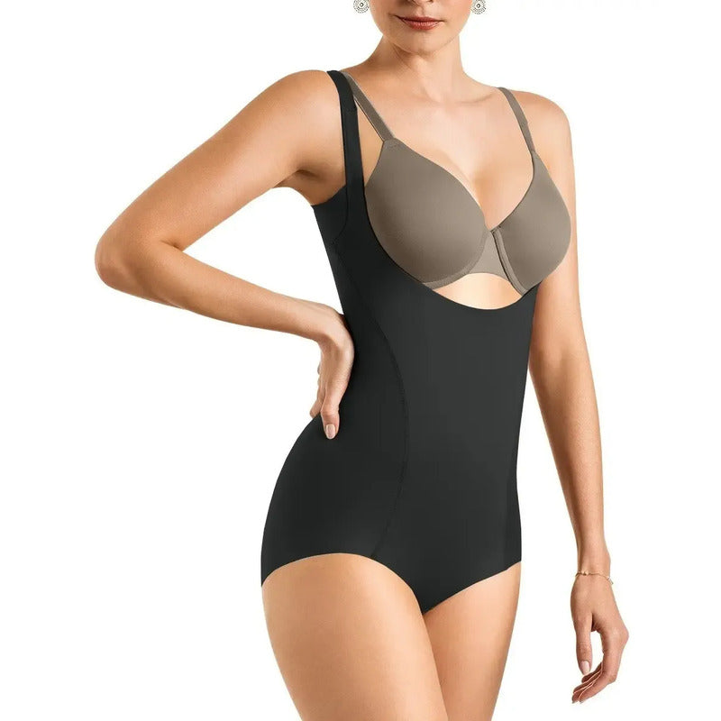 Body Faja Tulipán Berlei Modelo 9006 Color Negro Talla Extra Grande