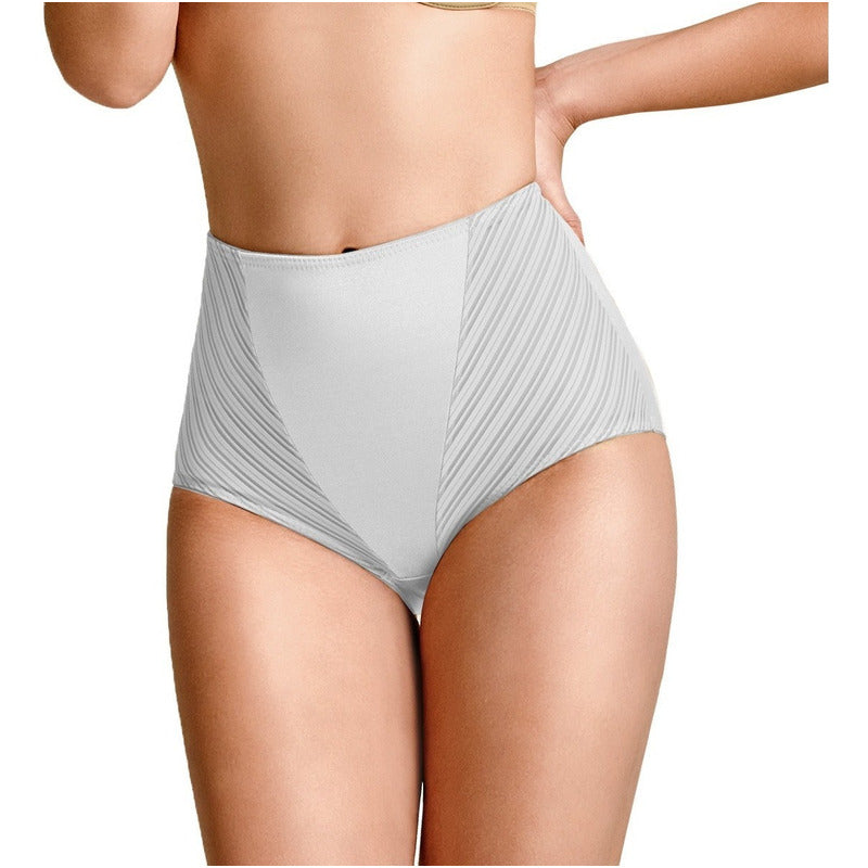 Pantaleta Completa Rayas Transparentes Lykra Modelo 2172