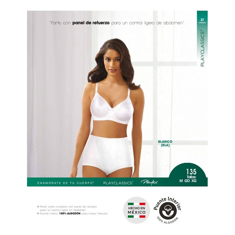 Pantaleta Playtex Playclassics Modelo 135