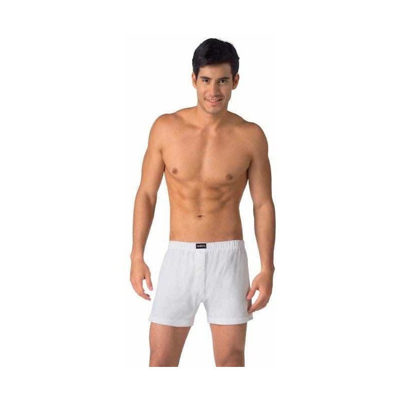 Boxer Shorts Rinbros 401 Hombre Algodón Liso 3 Piezas