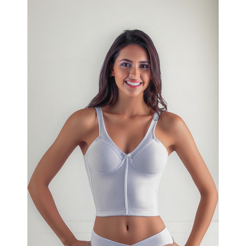 Brasier Yoliss Peto Largo Algodón Preformado Modelo 870