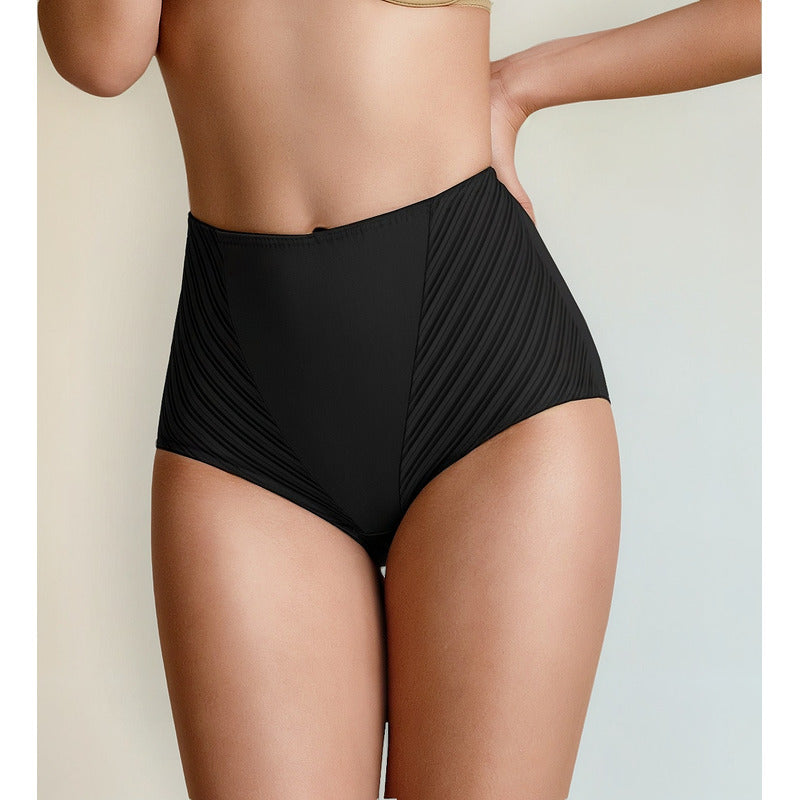 Pantaleta Completa Rayas Transparentes Lykra Modelo 2172