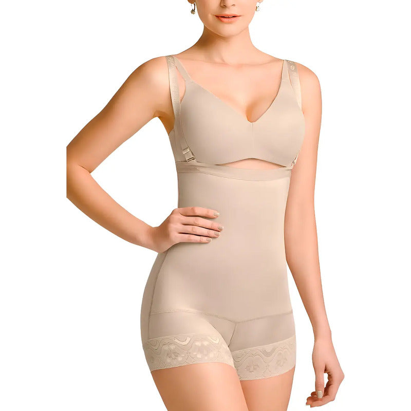 Faja Modeladora Berlei Tirantes Modelo 9001 Color Beige Talla Extra Grande