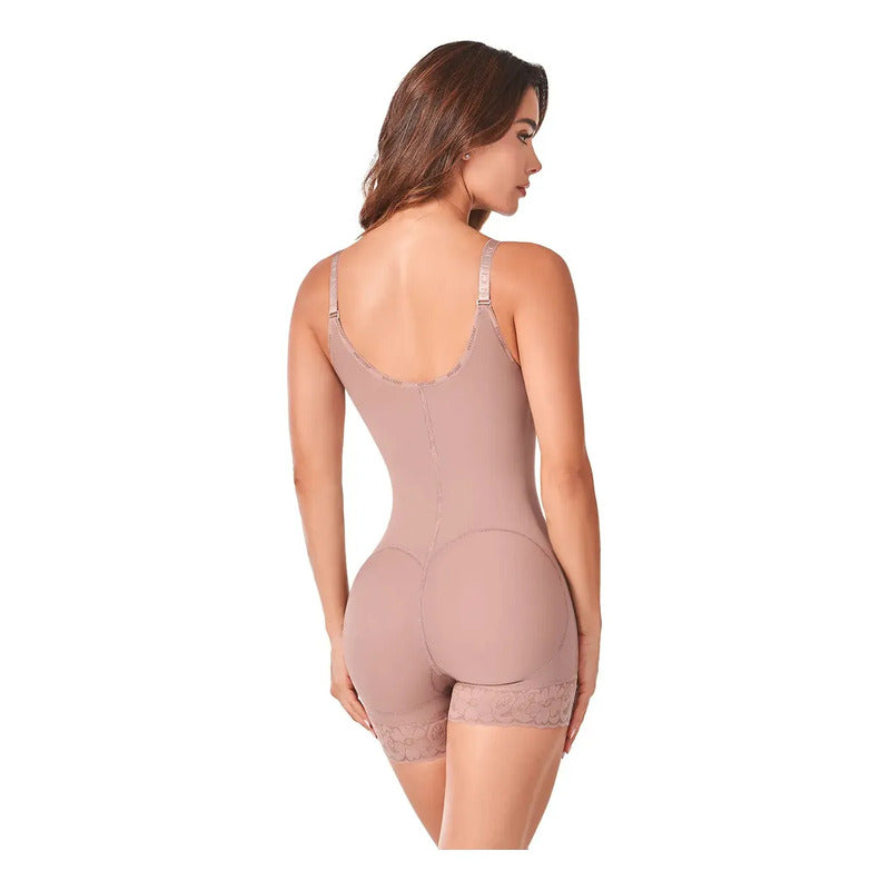 Faja Postoperatoria Short Compresión Media Ann Chery 5166 Color Cocoa Talla Ech/30