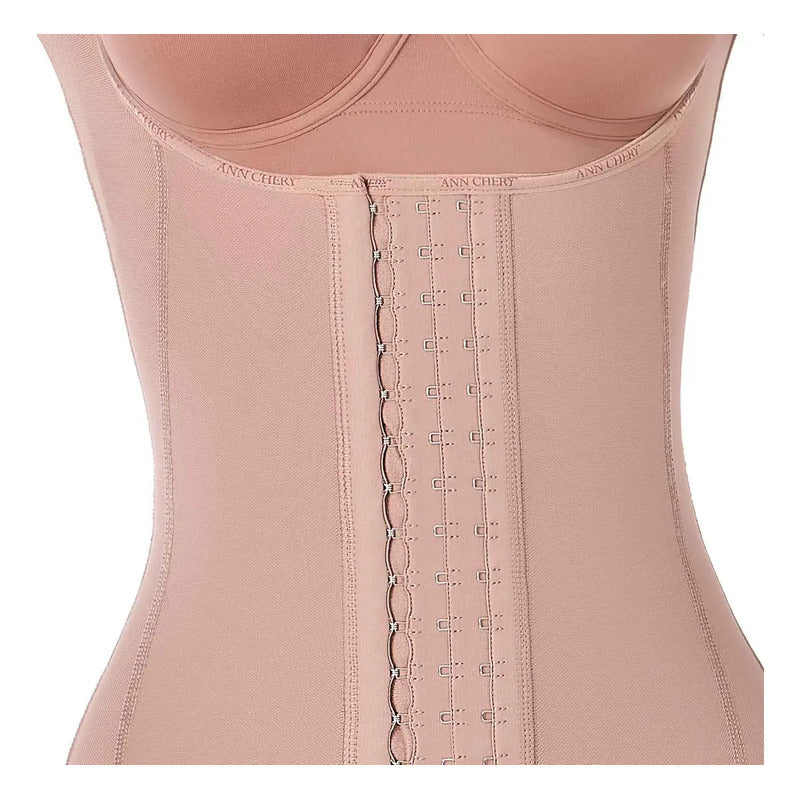 Faja Postoperatoria Con Mangas Ann Chery Comfort Angelique Color Cocoa Talla Eg/38