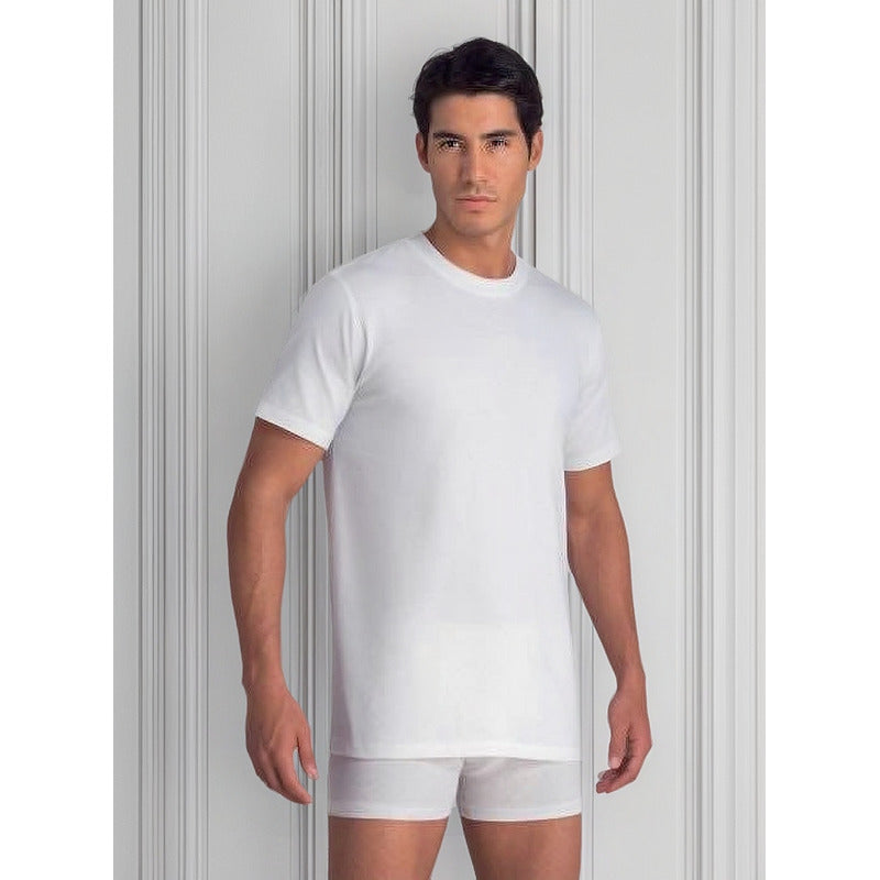 Playera Rinbros Modelo 3024 Adult Cuello Redondo Paq 3 Pieza