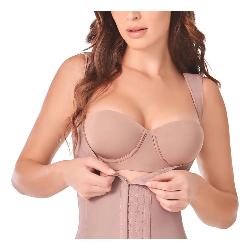Faja Postoperatoria De Compresión Ligera Ann Chery Ingrid Color Cocoa Talla Eeg/40