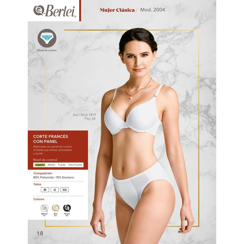 Calzones Bikini Berlei 2004 Mujer Pack De 3
