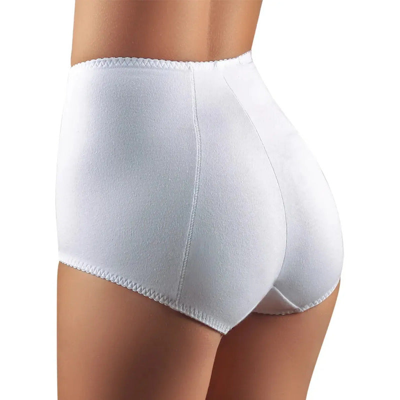 Panty-faja Yoliss Algodón Refuerzo Frontal Modelo 616a Color Blanco Talla Chica