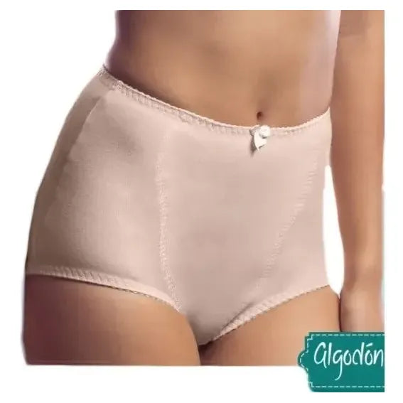 Panty-faja Yoliss Algodón Refuerzo Frontal Modelo 616a Color Nude Talla Extra Grande