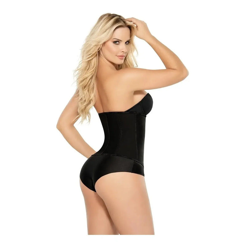 Cinturilla Faja Powernet Broches 1024 Ann Chery Colombiana Color Negro Talla L (36)