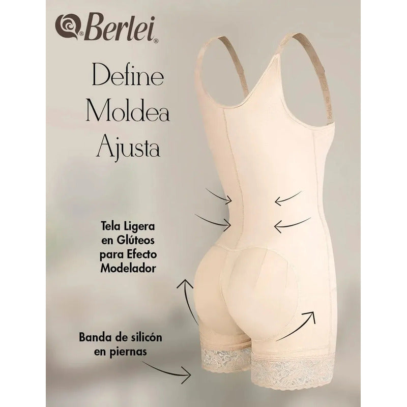 Faja Berlei Mujer Segura 9003 Control Abdomen Y Cadera Color Negro Talla Xx Grande