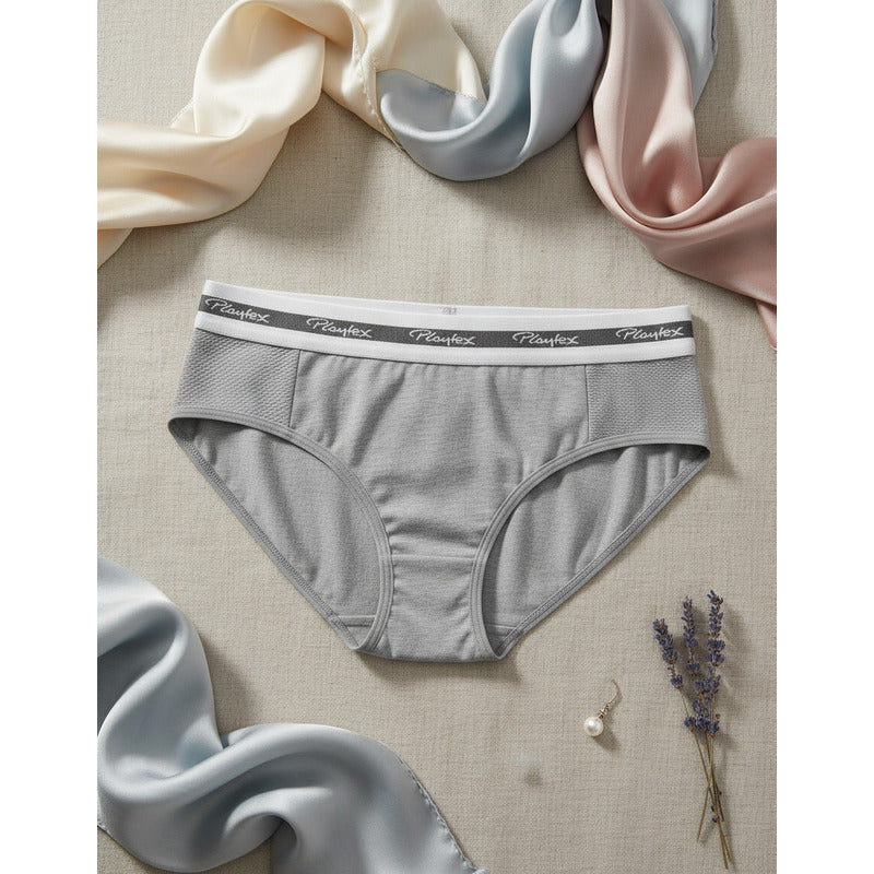 Calzones Playtex Bikini 4779 Mujer Algodón Pack De 3