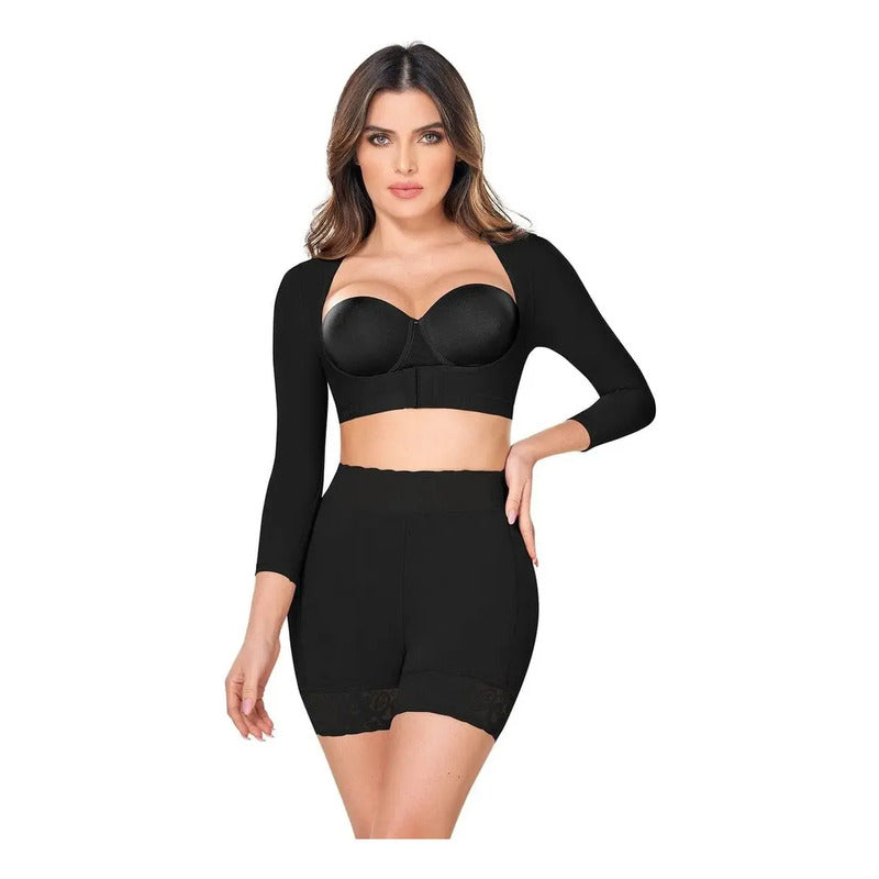 Manga Post-quirúrgica Ann Chery Modelo 3015 Color Negro Talla Mediana