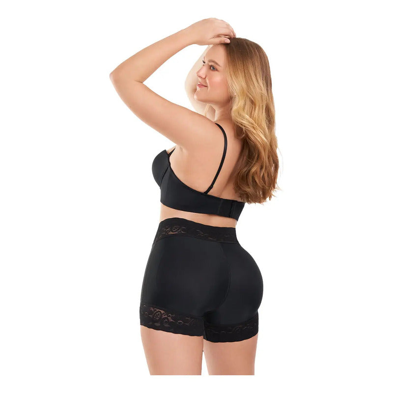 Short Con Realce Invisible En Glúteos Ann Chery 1101 Color Negro Talla M/34