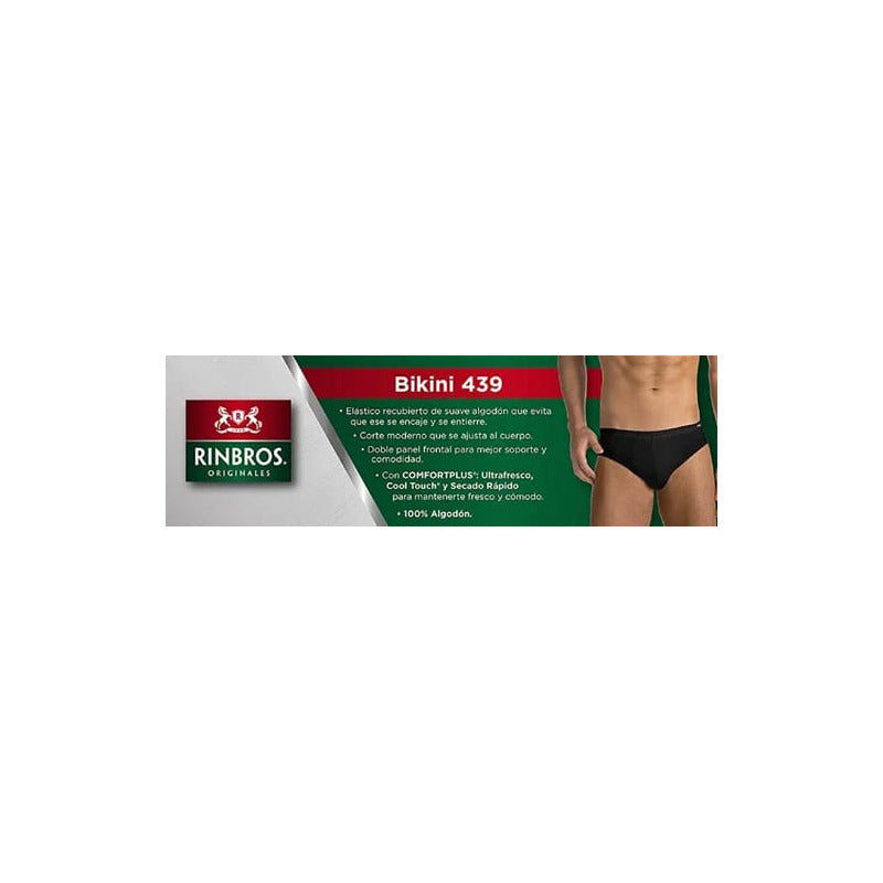 Rinbros Bikini Caballero 6 Pzs Modelo 439