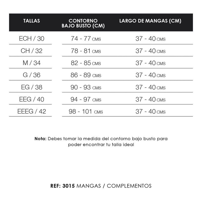 Manga Post-quirúrgica Ann Chery Modelo 3015