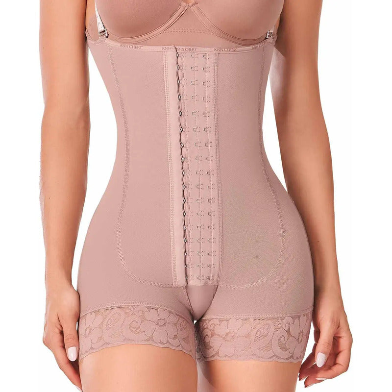 Faja Postoperatoria Short Ann Chery 5166 Compresión Media Color Cocoa Talla Eeeg/42