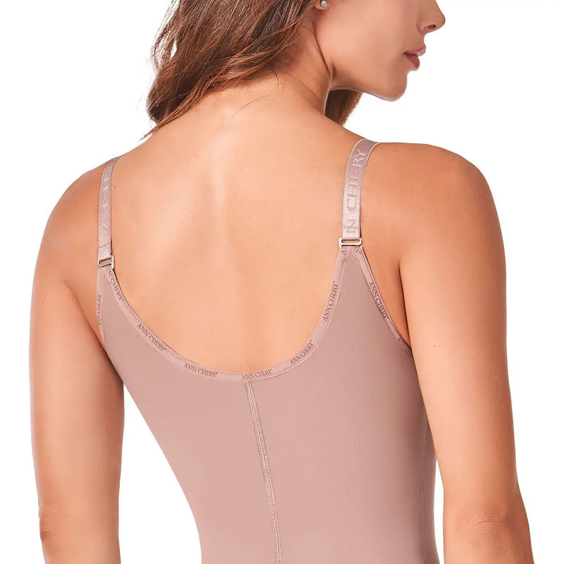 Faja Postoperatoria Short Ann Chery 5166 Compresión Media Color Cocoa Talla M/34