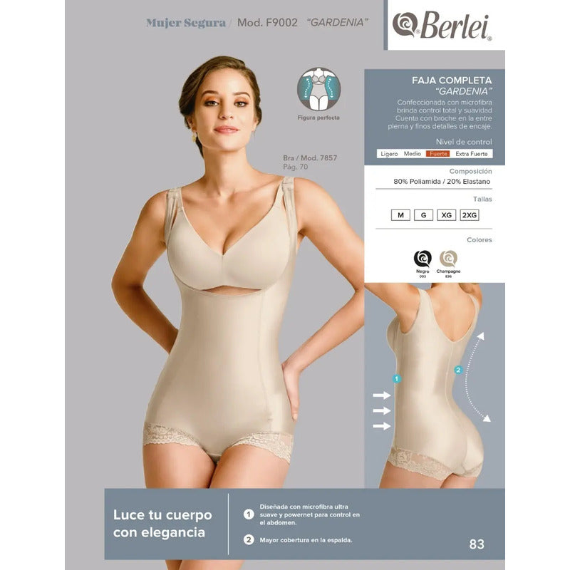 Faja Modeladora Berlei Gardenia Modelo F9002