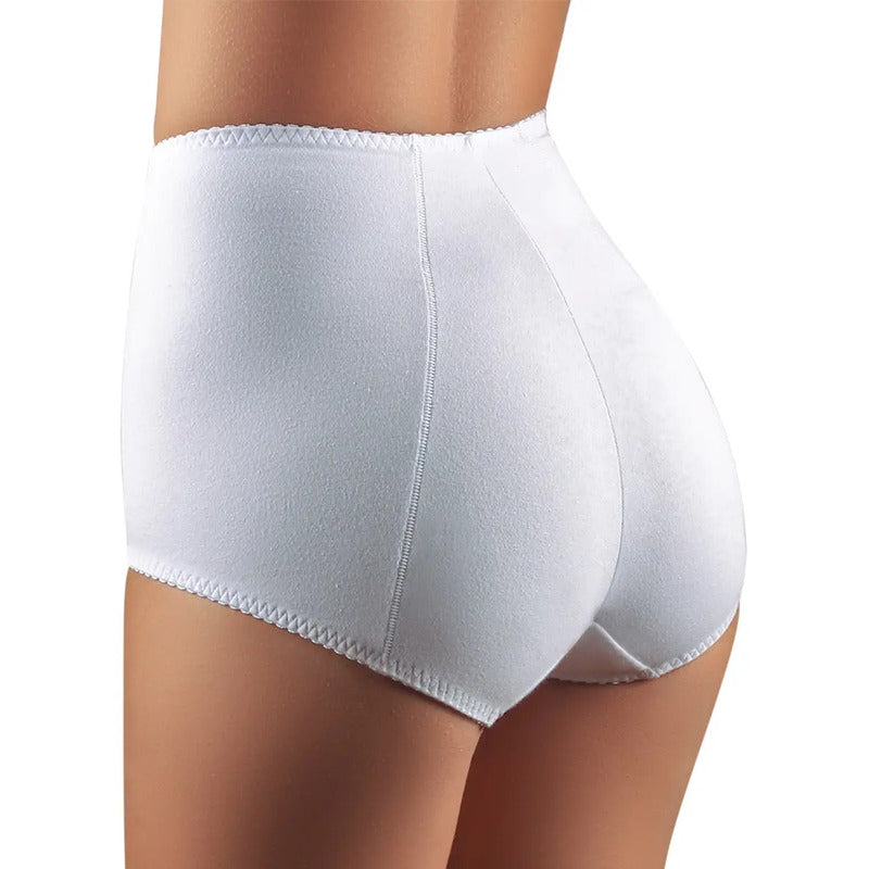 Panty-faja Yoliss Algodón Refuerzo Frontal Modelo 616a Color Blanco Talla Mediana