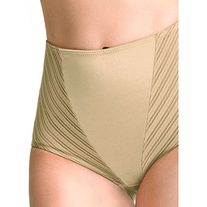 Pantaleta Completa Rayas Transparentes Lykra Modelo 2172