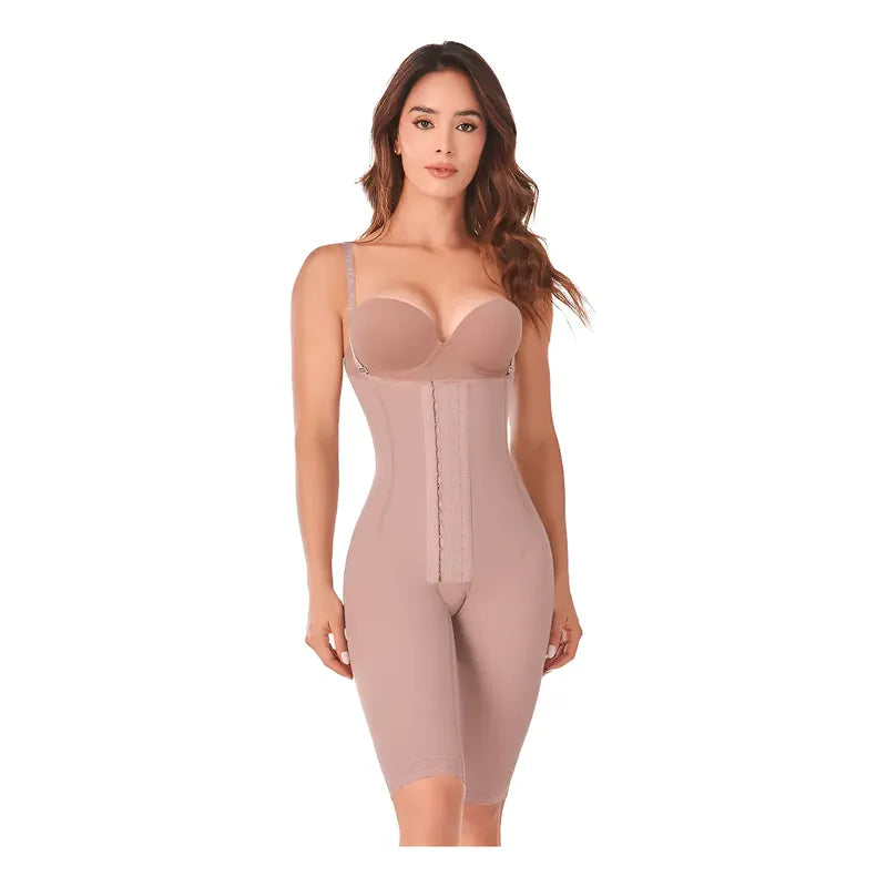 Faja Reductora A La Rodilla Ann Chery Comfort 5147 Isabella Color Cocoa Talla M/34
