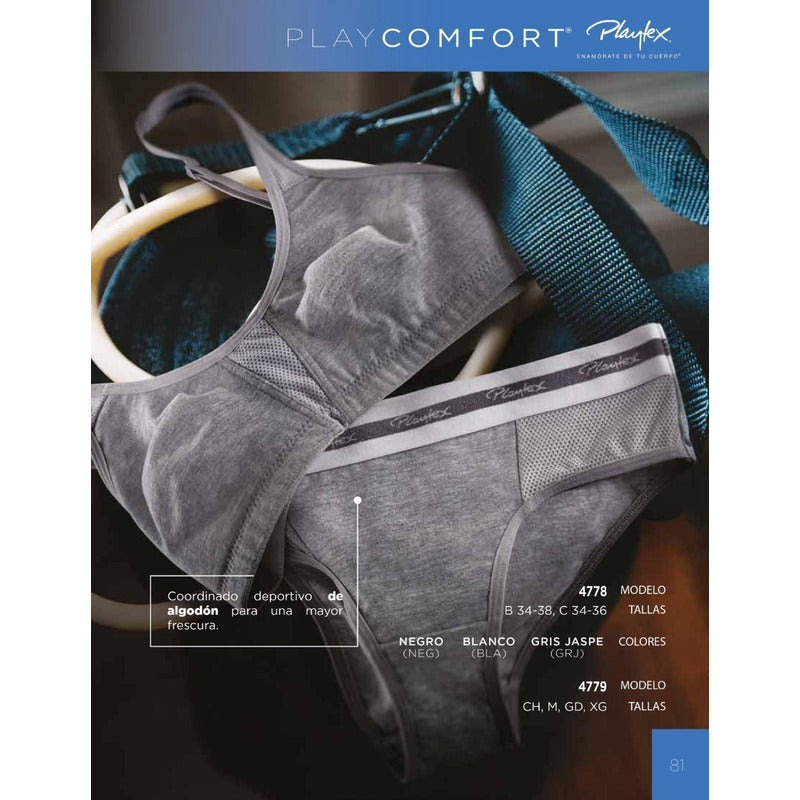 Brasier Playtex Playcomfort Modelo 4778