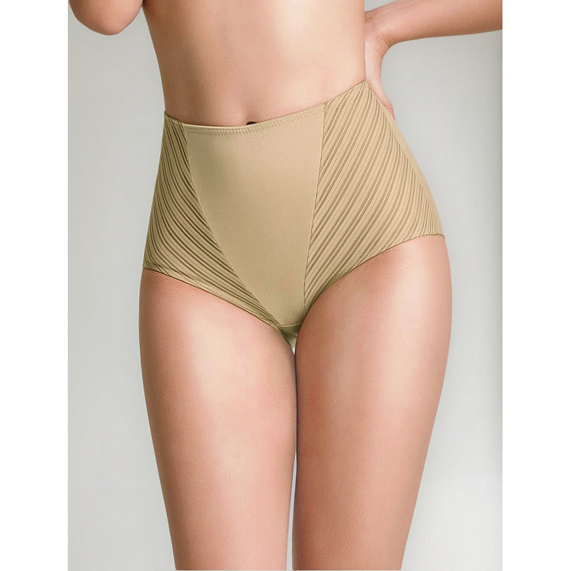 Pantaleta Completa Rayas Transparentes Lykra Modelo 2172