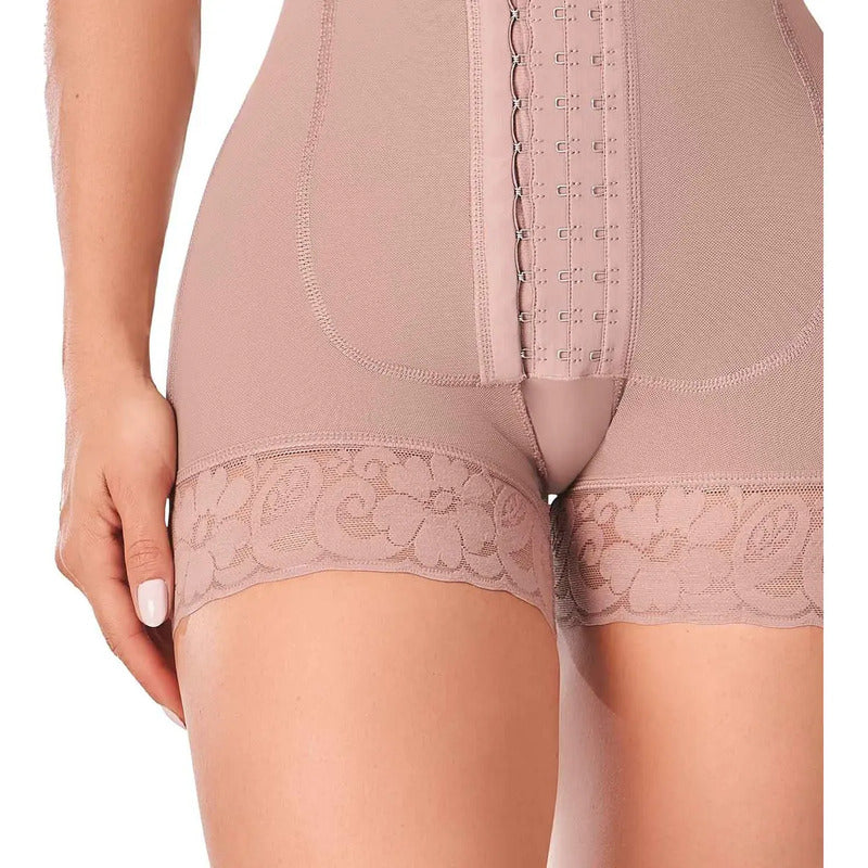 Faja Postoperatoria Short Ann Chery 5166 Compresión Media Color Cocoa Talla Eg/38