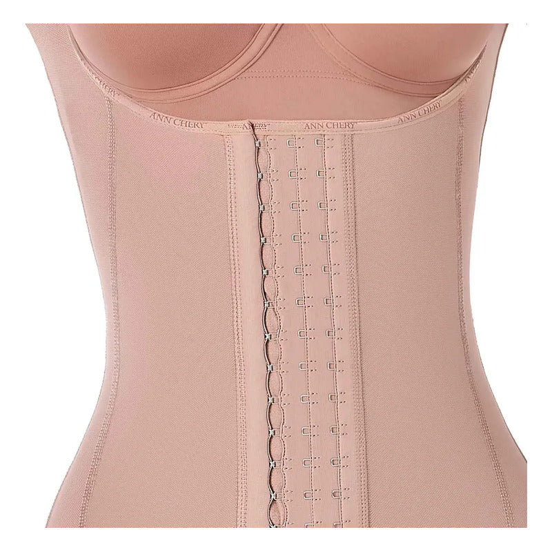 Faja Postoperatoria Con Mangas Ann Chery Comfort Angelique Color Cocoa Talla Ch/32