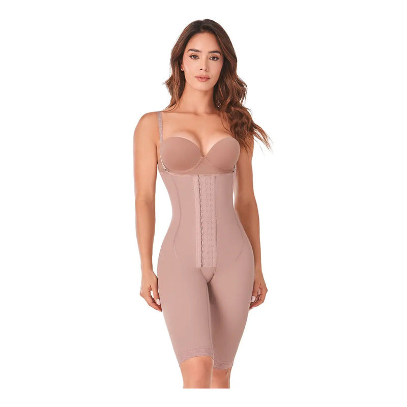 Faja Reductora A La Rodilla Ann Chery Comfort 5147 Isabella Color Cocoa Talla Eg/38