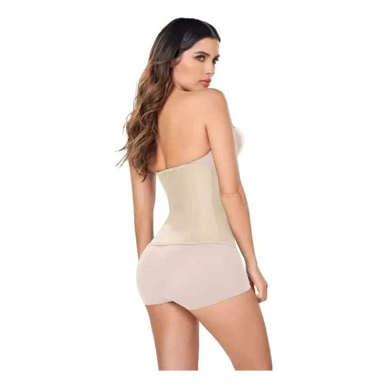 Faja Cinturilla Moldeadora Ann Chery 1024b Con Broches Color Beige Talla Eeg/40