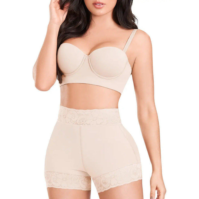 Short Con Realce Invisible En Glúteos Ann Chery 1101 Color Beige Talla M/34