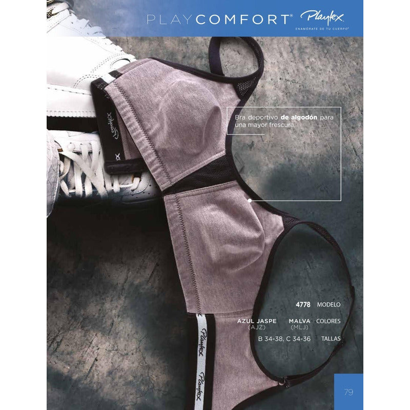 Brasier Playtex Playcomfort Modelo 4778