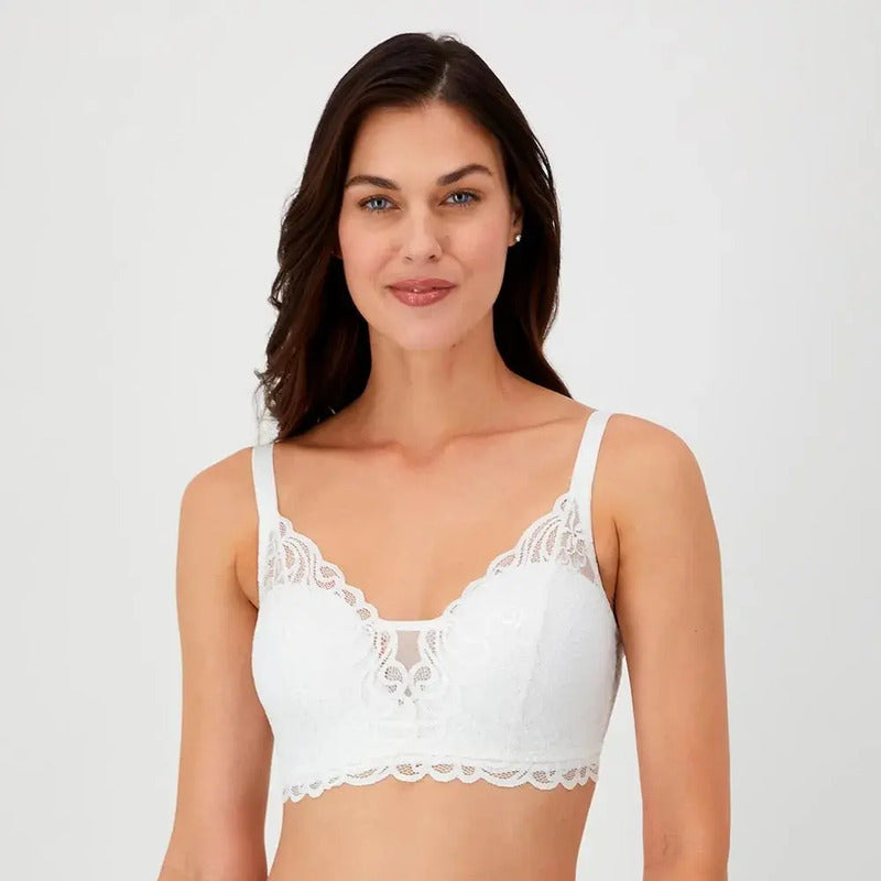 Sostenedor Playtex Df6591 Mujer Línea Playcomfort Blanco Floreado 38b