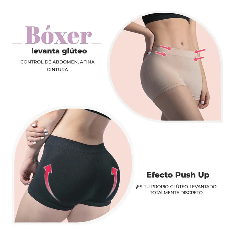Faja Levanta Glúteos De Microfibra Lady Altán Nude Para Mujer Chica (28-30)