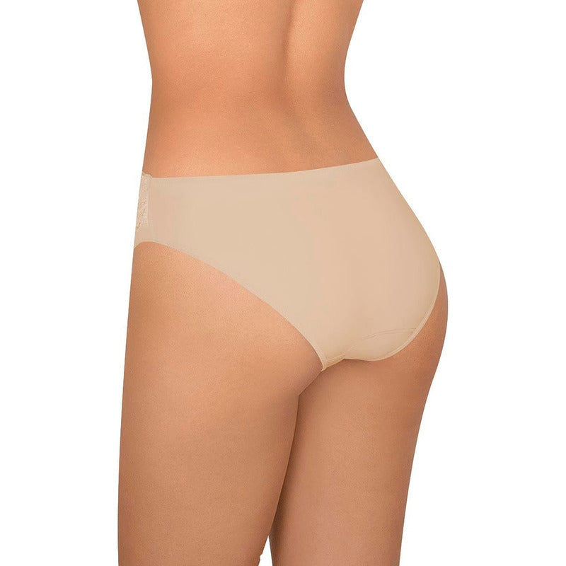 Calzones Bikini Berlei 71486w Mujer 3 Pzs Poliamida