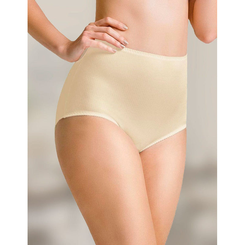 Pantaleta Berlei Completa Rayas Modelo 125 Lycra