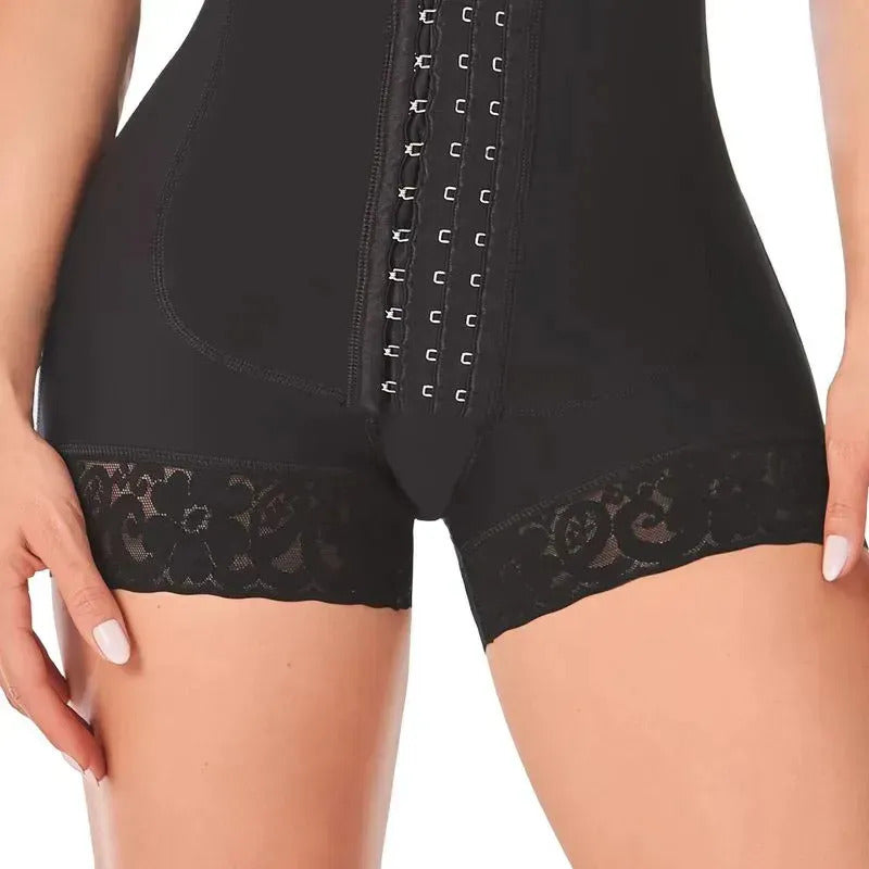 Faja Ann Chery Colombiana Melissa Liposuccion Postparto 5166 Color Negro Talla Grande